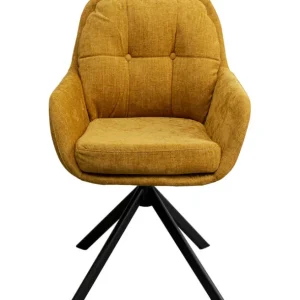 Online KARE Design Swivel Chair Molly Yellow