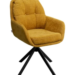 Online KARE Design Swivel Chair Molly Yellow