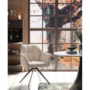 Online KARE Design Swivel Chair Thinktank Beige