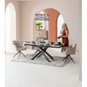 Online KARE Design Swivel Chair Thinktank Beige