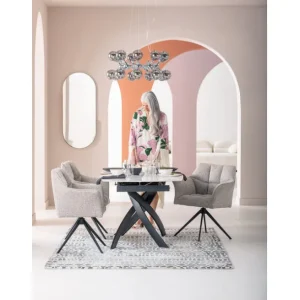Online KARE Design Swivel Chair Thinktank Beige