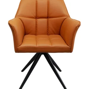 Outlet KARE Design Swivel Chair Thinktank Cognac