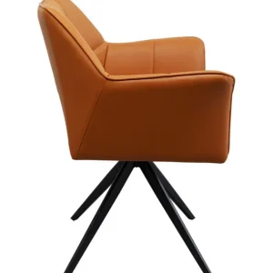 Outlet KARE Design Swivel Chair Thinktank Cognac