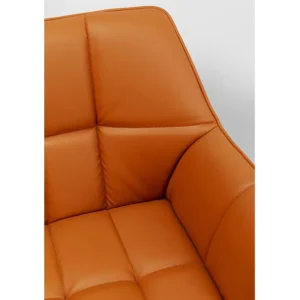 Outlet KARE Design Swivel Chair Thinktank Cognac