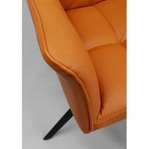 Outlet KARE Design Swivel Chair Thinktank Cognac