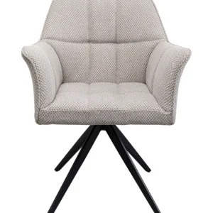 Online KARE Design Swivel Chair Thinktank Grey