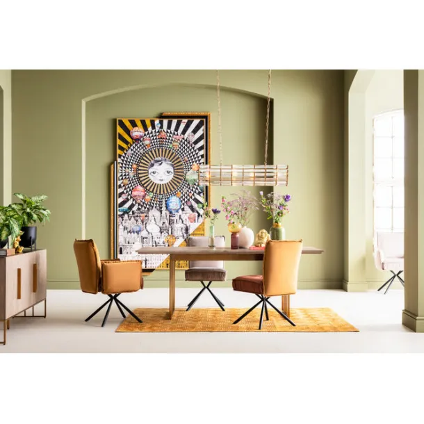 swivel_chair_with_armrest_2-3.webp Sale KARE Design Swivel Chair with Armrest Chelsea Brown