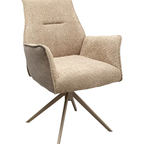 swivel_chair_with_armrest_2-7.webp Hot KARE Design Swivel Chair with Armrest Liverpool Greige