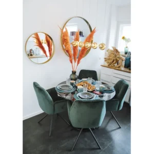 Sale KARE Design Swivel Chair with Armrest Mila Green
