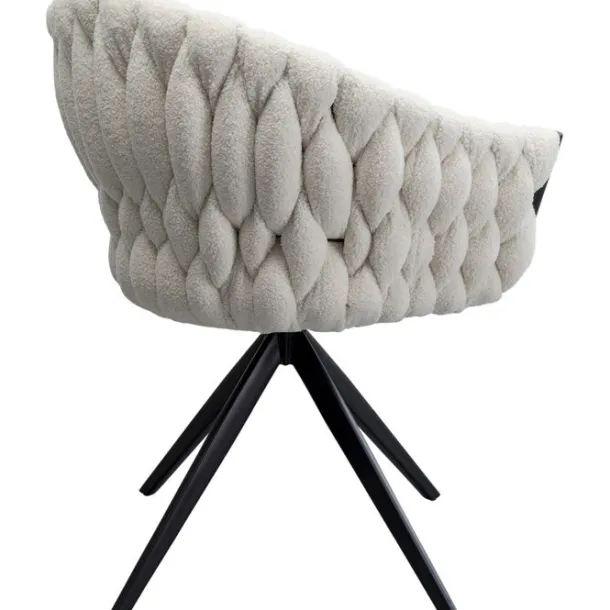 swivel_chair_with_armrest_3-9.webp New KARE Design Swivel Chair with Armrest Knot Boucle