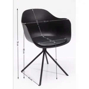 Sale KARE Design Swivel Chair with Armrest Bel Air