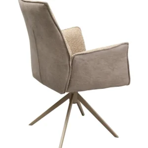 Hot KARE Design Swivel Chair with Armrest Liverpool Greige