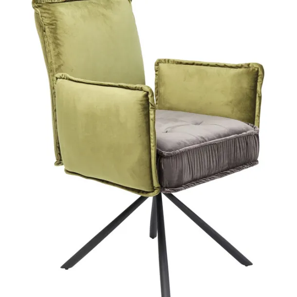 swivel_chair_with_armrest_4-8.webp Best KARE Design Swivel Chair with Armrest Chelsea Green
