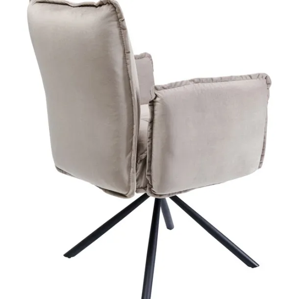 swivel_chair_with_armrest_5-2.webp Hot KARE Design Swivel Chair with Armrest Chelsea Grey
