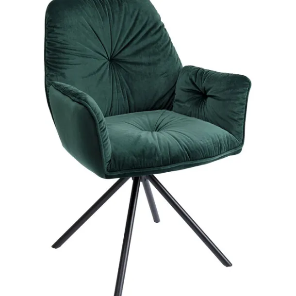 swivel_chair_with_armrest_6-1.webp Sale KARE Design Swivel Chair with Armrest Mila Green