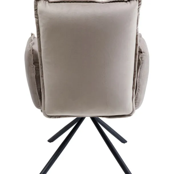 swivel_chair_with_armrest_6-2.webp Hot KARE Design Swivel Chair with Armrest Chelsea Grey