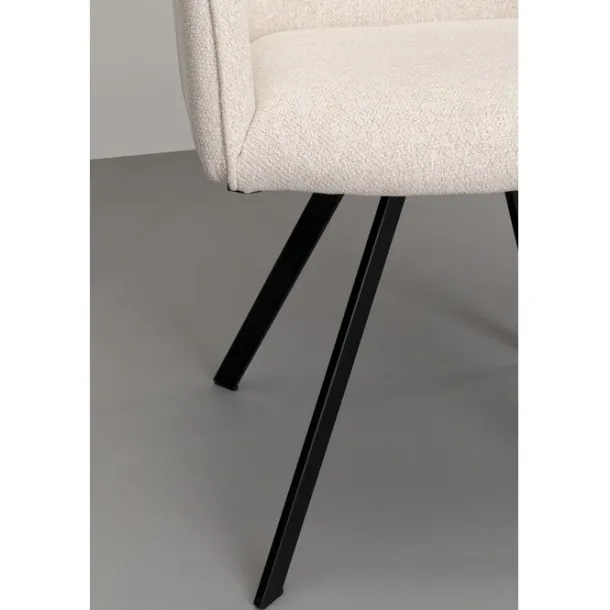 swivel_chair_with_armrest_7-6.webp Discount KARE Design Swivel Chair with Armrest Modino Cream