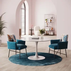 Clearance KARE Design Table Base Invitation White Ø60cm
