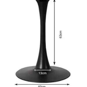 Hot KARE Design Table Base Schickeria Black Ø110cm