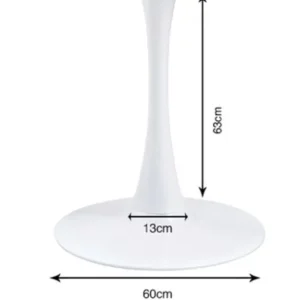 Outlet KARE Design Table Base Schickeria White Ø110cm