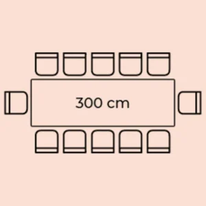 Clearance KARE Design Table Bug 300x90cm