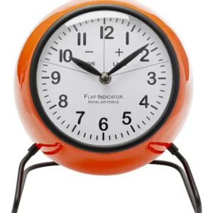 Clearance KARE Design Table Clock Mio Orange 21cm