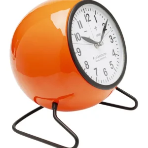 Clearance KARE Design Table Clock Mio Orange 21cm
