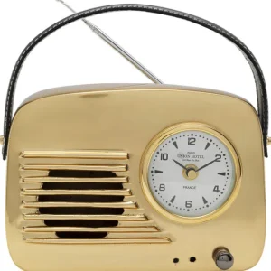 Outlet KARE Design Table Clock Nostalgie Handle 20x22cm
