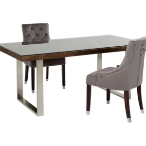 New KARE Design Table Conley Chrome 180x90