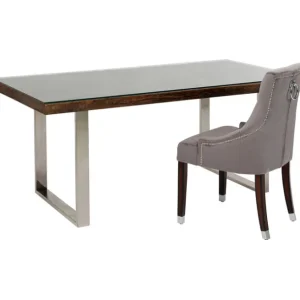 New KARE Design Table Conley Chrome 180x90