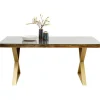 Online KARE Design Table Conley Cross Brass 180x90cm