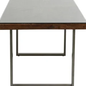 Discount KARE Design Table Conley Crude Steel 180x90