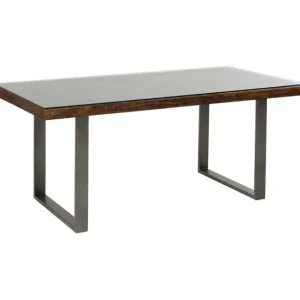 Discount KARE Design Table Conley Crude Steel 180x90
