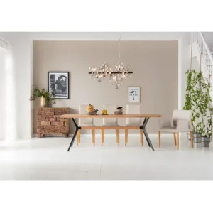 Best KARE Design Table Downtown Oak 220x100cm