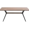 Clearance KARE Design Table Downtown Walnut 180x90cm