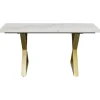Outlet KARE Design Table Eternity Cross Brass 160x80cm