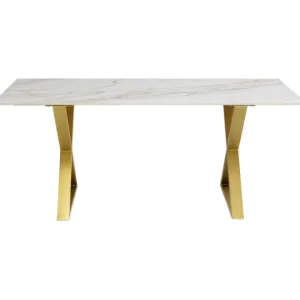Best KARE Design Table Eternity Cross Brass 180x90cm