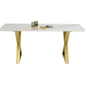 Best KARE Design Table Eternity Cross Brass 180x90cm