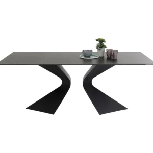 Hot KARE Design Table Gloria Ceramic Black 180x90cm