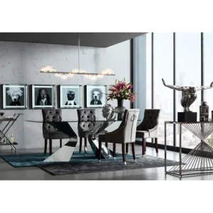 Fashion KARE Design Table Gloria Chrome 200x100cm