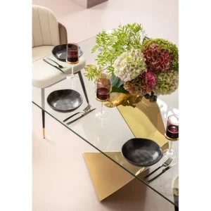 Clearance KARE Design Table Gloria Gold 200x100cm