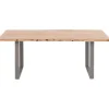 Clearance KARE Design Table Harmony Crude Steel 160x80