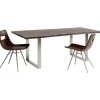 Fashion KARE Design Table Harmony Dark Chrome 200x100