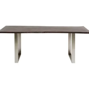 Fashion KARE Design Table Harmony Dark Chrome 200x100