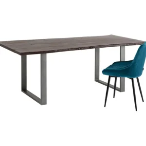 Online KARE Design Table Harmony Dark Crude Steel 200x100