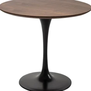 Online KARE Design Table Invitation Set Walnut Black Ø90cm