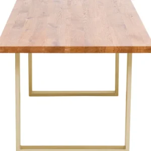 Online KARE Design Table Jackie Oak Brass 160x80