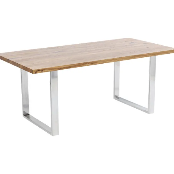 table_jackie_oak_chrome_x_1.webp Fashion KARE Design Table Jackie Oak Chrome 160x80
