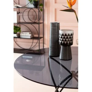 Hot KARE Design Table Molekular Black Ø120cm