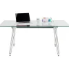 Fashion KARE Design Table Officia Tempered Glass 160x80 cm